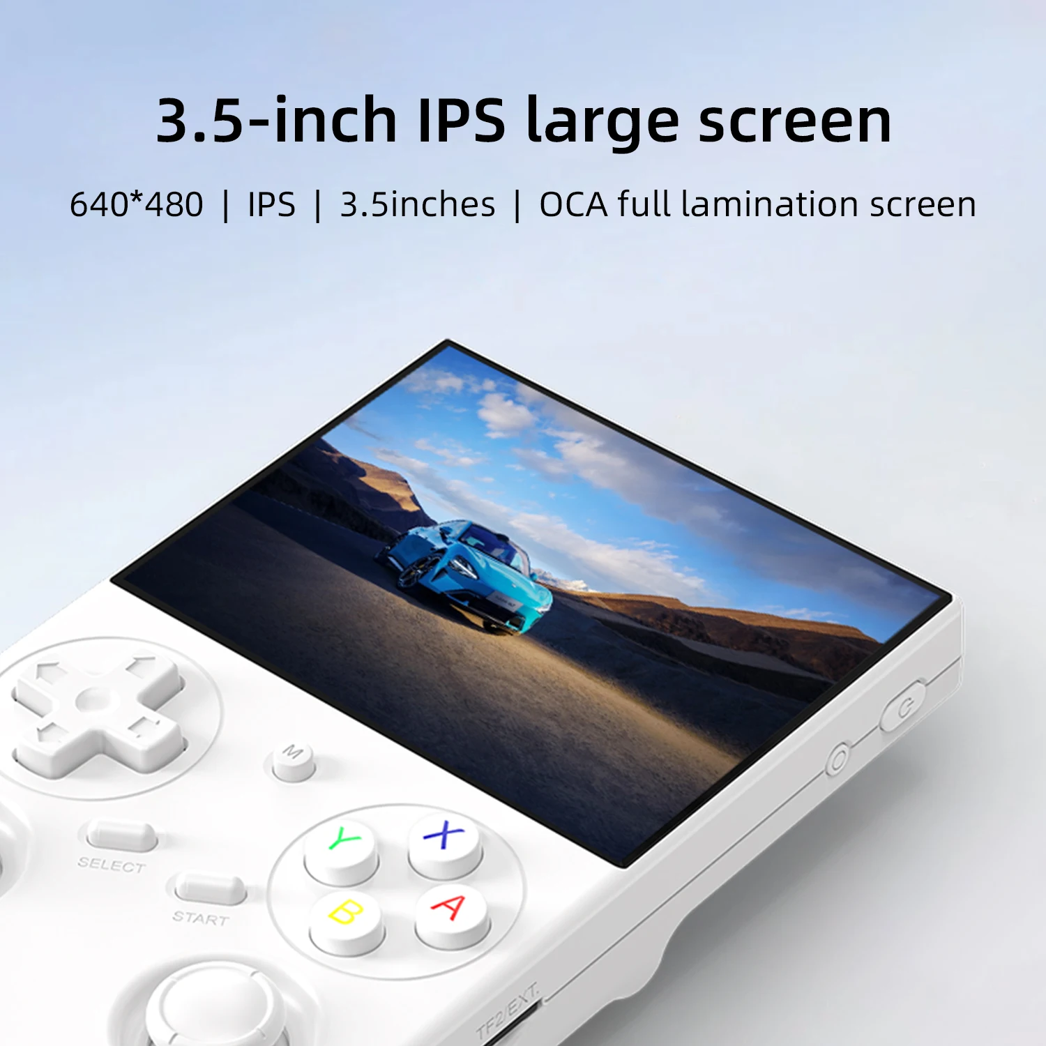وحدة تحكم ألعاب محمولة 64G RG35XX Pro Linux 3.5 بوصة IPS رباعية النواة 4000+ ألعاب WiFi6 BT4.2 4000mAh عصا تحكم مزدوجة اهتزاز