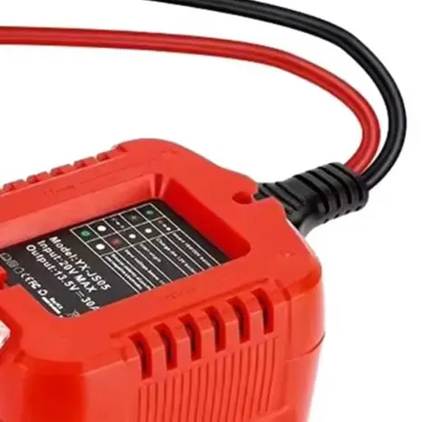 10AWG Jump Starter Cable For 18V Power Tool Battery Portable Car Ignition With Clamps Safe High Current Booster
