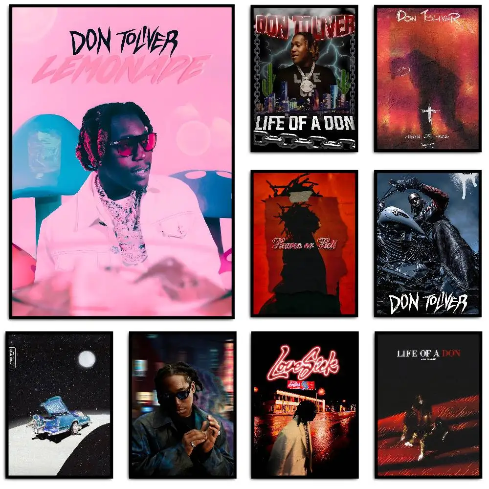 Hip Hop Singer D-Don T-Toliver Love Sick Poster HD art sticky wall waterproof home living room bedroom bar aesthetic decoration