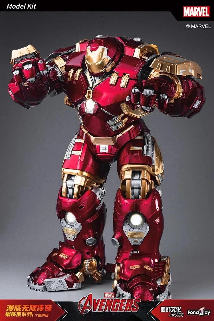 In Stock Fondjoy Toy Iron Man Figure Mark Hulkooster Hulkbuster Armor 1/7 Assembly Model Toy Collection Boys Christmas Gift