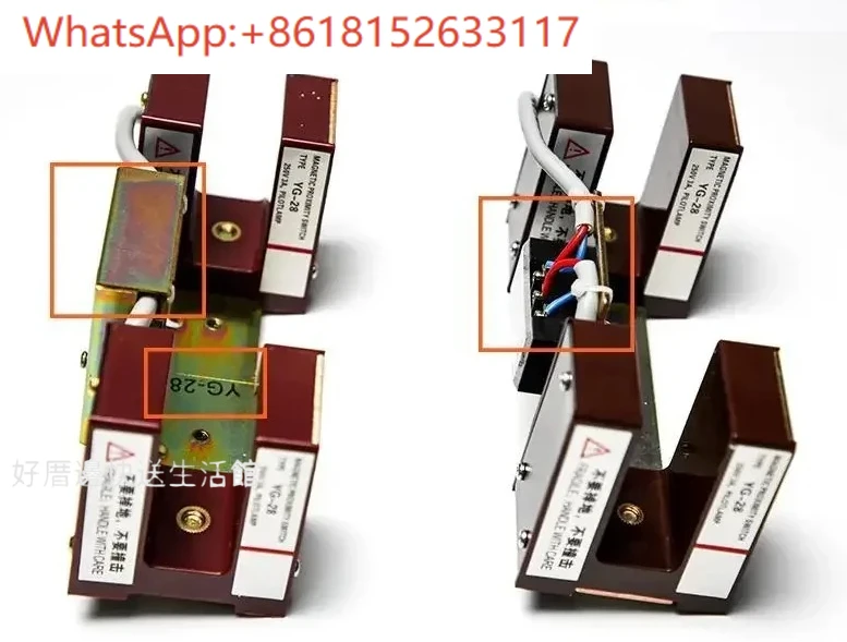 مستشعر المصعد المسطح YG-28 128 25G1 مناسب لملحقات مفتاح التعريفي المغناطيسي للمصعد