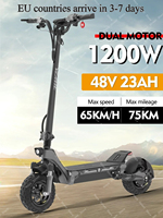 Yume Swift 1200 Watt Motor Electric Scooter 48 Volt 22.5 Amp Hour Battery Max Speed 60 Km per Hour Max Range 75 Km NFC Unlock