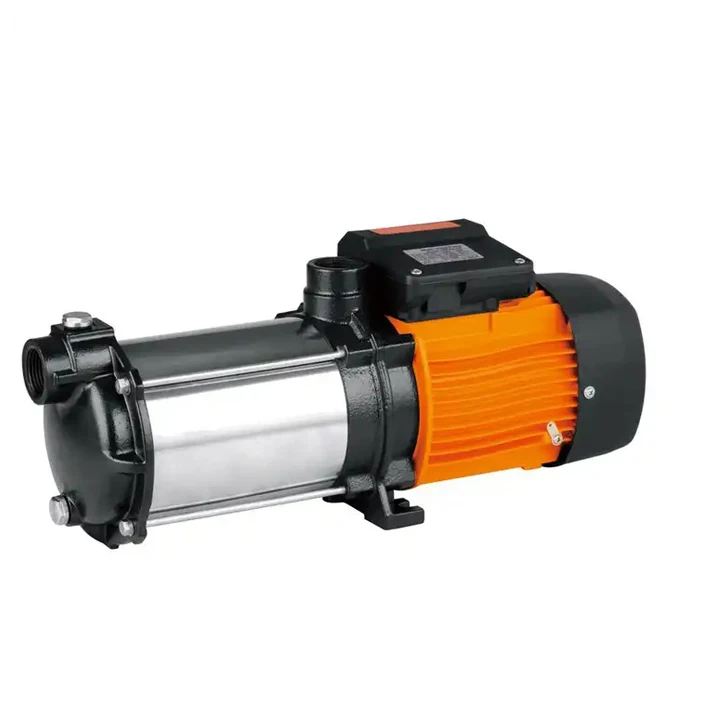 حار بيع: 0.37KW 0.5HP تشغيل هادئ الفولاذ المقاوم للصدأ مضخة ضغط المياه الطرد المركزي الأفقية متعددة المراحل #1