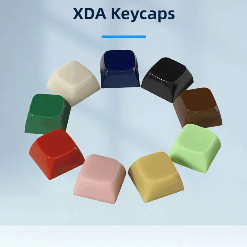 1Pcs XDA Tastenkappen Nachahmung Jade Textur Gelee Klar PC Material Für Benutzerdefinierte Gaming Mechanische Tastatur