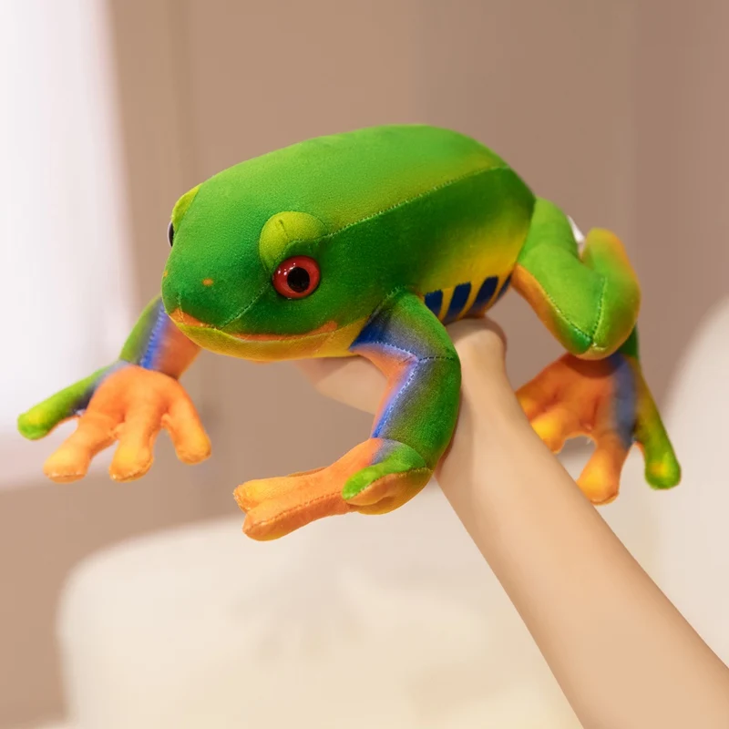 وسادة قطيفة على شكل ضفدع مبتكرة لغرفة المعيشة، ديكور مضحك رائع، ناعم قابل للغسل في الغسالة، هدية مثالية للمنزل