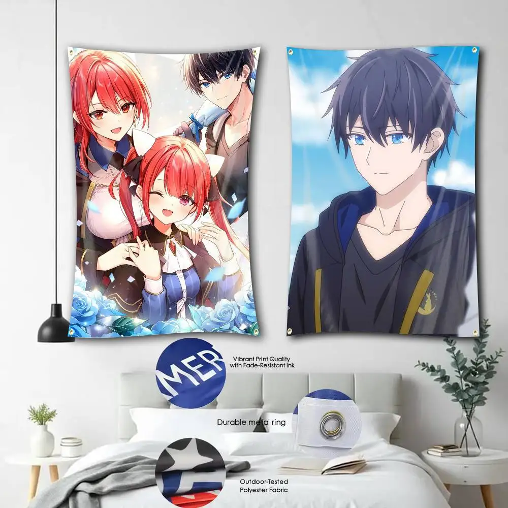 Orun Dura Jack-of-All-Trades Anime Flag Tapestry Banner for Bedroom Living Room Outdoor Camping Custom Supported