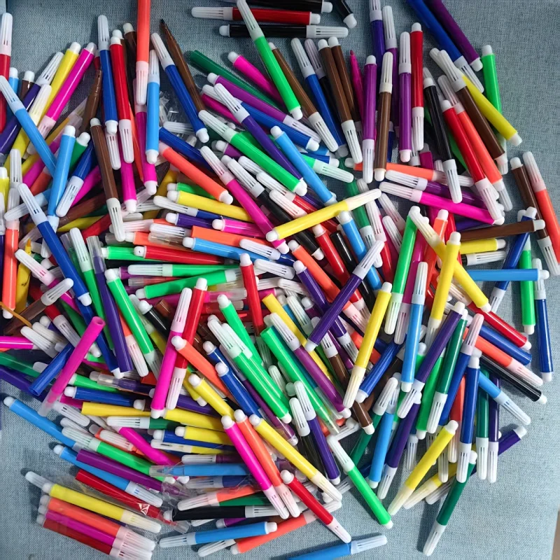 60Pc Watercolor Pens Set Washable Markers for Kids Coloring Drawing Art Supplies Fine Tip Non Toxic Marker Pen School Stationery