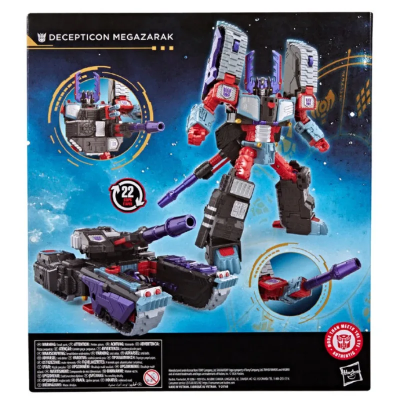 Genuine Hasbro Transformers Age Of The Primes Decepticon Megazarak Transformable Robot Tank Action Figure Model Toy In Stock S435815010Eb84441B3C3645145B8F70Fd