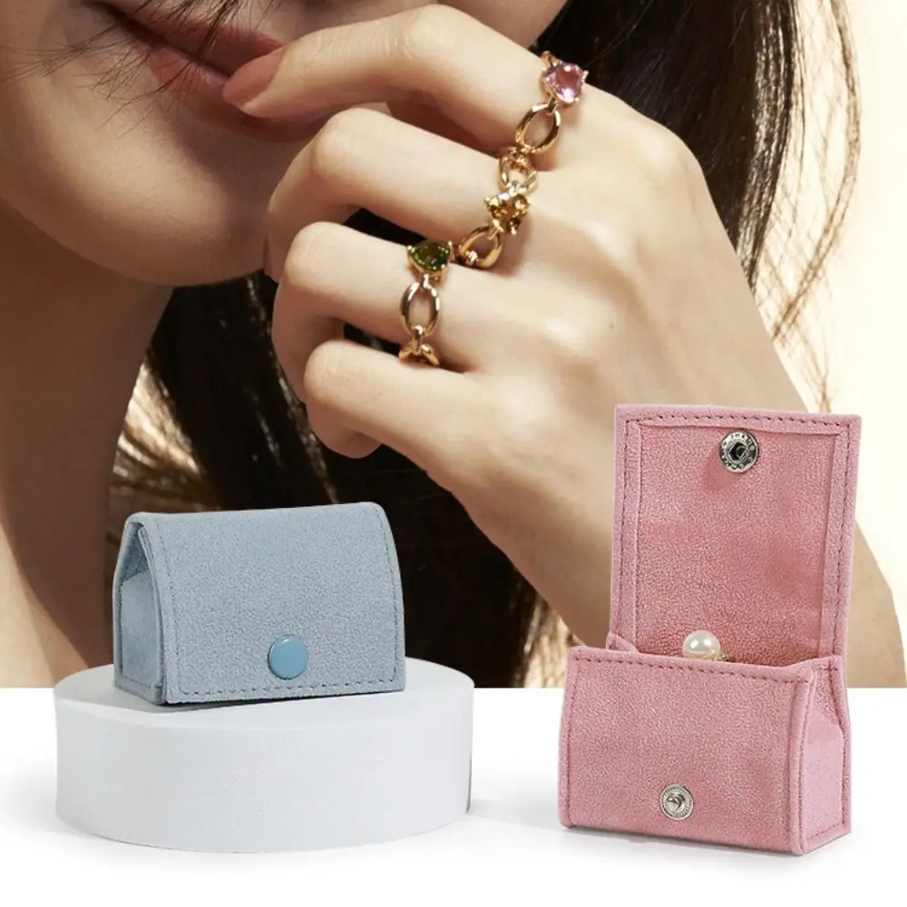 

Convenient Velvet Rng Jewelry Box Multi-purpose Portable Mini Storage Box Multi-functional Ornament Jewelry Organizer Travel