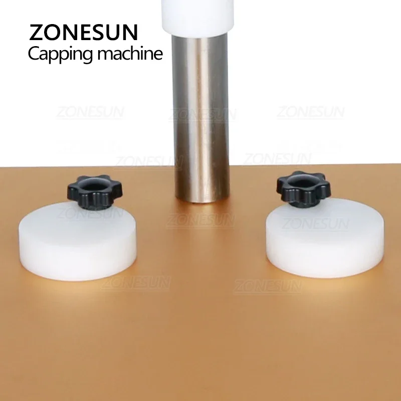 ZONESUN ZS-YG30 Perfume Bottle Cap Capping Machine Collar Ring Crown Crimping Pressing Machine