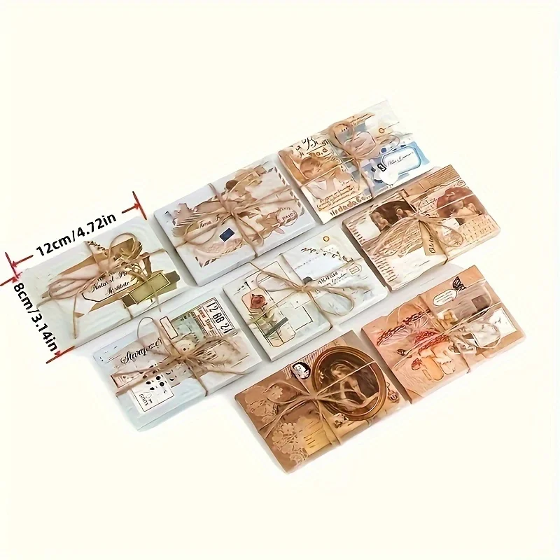 60 ชิ้น/แพ็ค Retro Vintage ตกแต่งสติกเกอร์สําหรับ Scrapbooking ป้ายไดอารี่เครื่องเขียนอัลบั้ม Vintage Plant Journal Planner