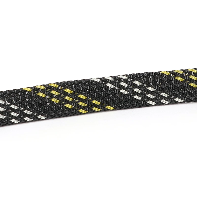 Multicolor PET Insulated Braid Sleeving for Cables