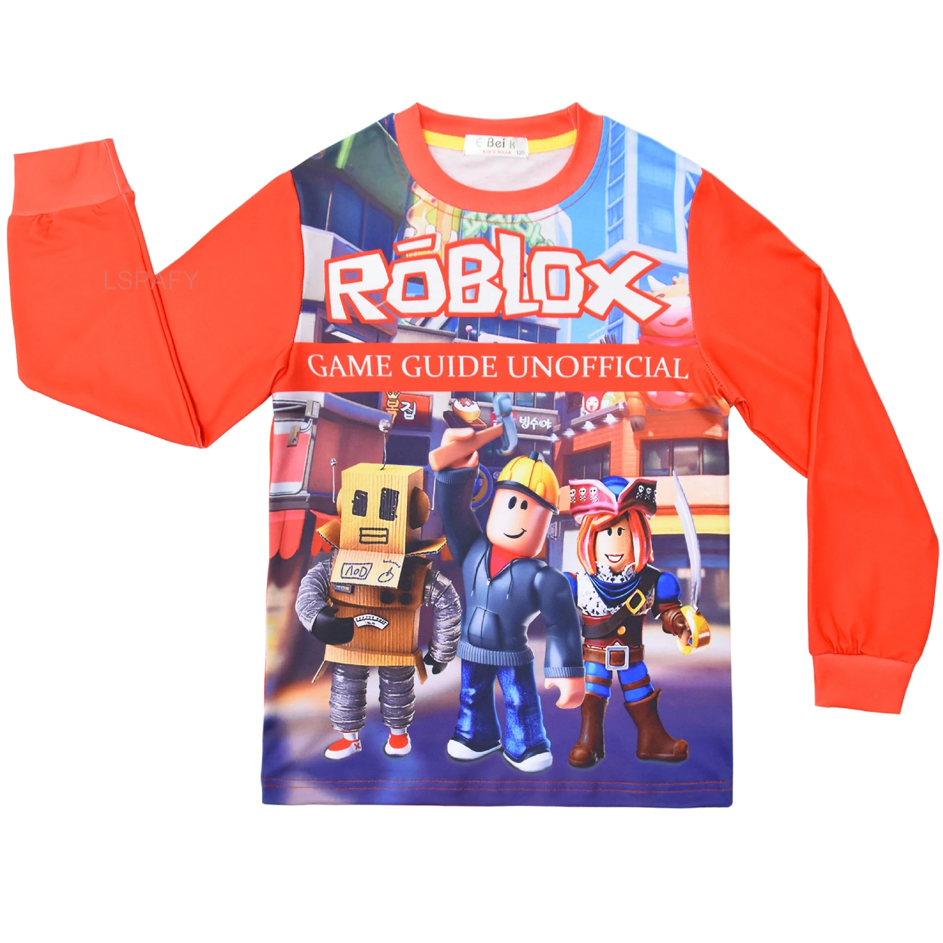 لعبة ROBLOX طقم بيجامات للأطفال ربيع الخريف بنطال بأكمام طويلة بنين بنات مطبوعة قطعتين ملابس منزلية مجموعة ملابس خاصة