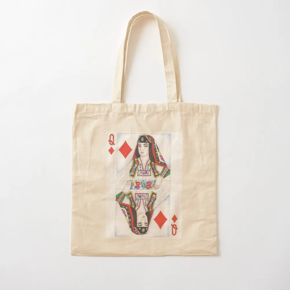 

Albanian Queen of Diamonds (Has) Tote Bag tote bag woman bags woman 2025