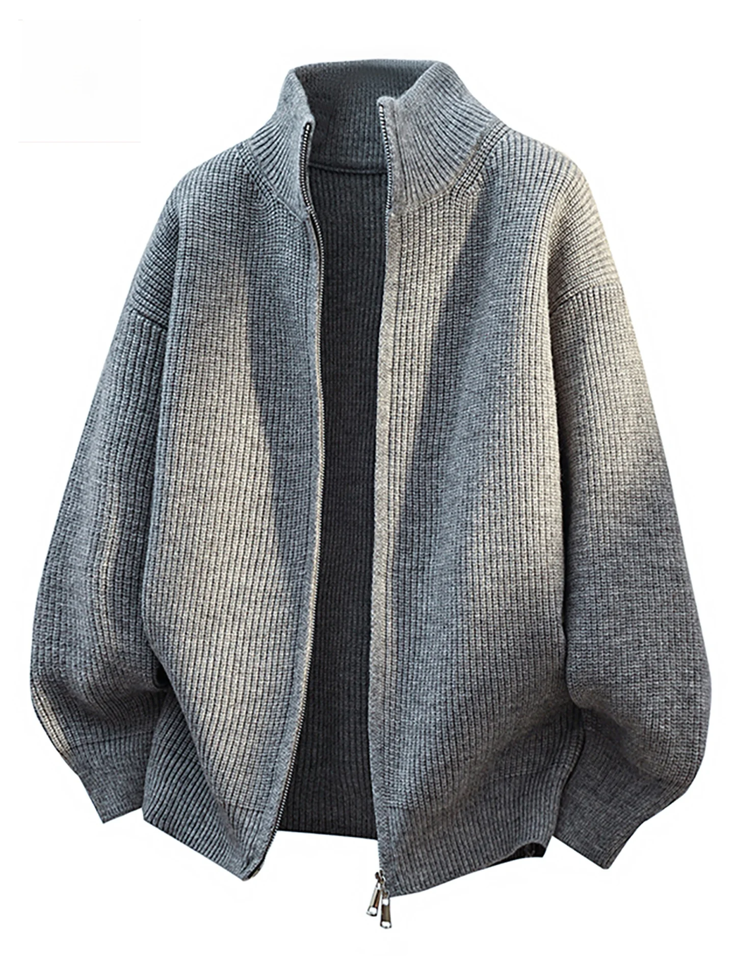 

Мужской вязаный свитер на молнии, теплый, повседневный, зимняя верхняя одежда, бренд TUCANO, полиэстер, нейлон, стандартный крой