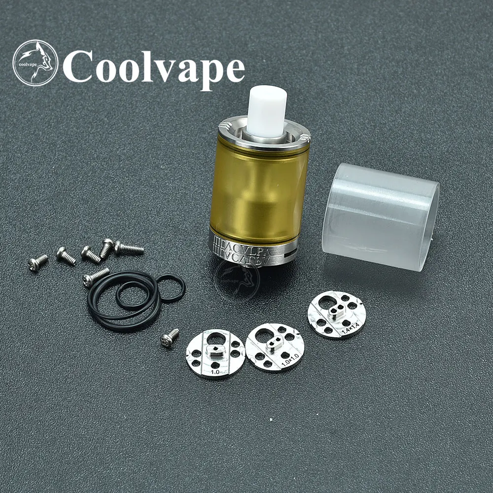 WOLFCOOLVAPE Vaporizer Holy Atty Mea Culpa MTL 22mm Vape Atomizer RTA Tank Vaporizer 316ss 3.5ml rta atomizer tank - gallery image 4