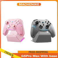 Machenike G5pro Max Gaming Controller With Charging Dock Rgb Wireless Gamepad Hall Effect Joystick Trigger Switch Pc Steam Gift