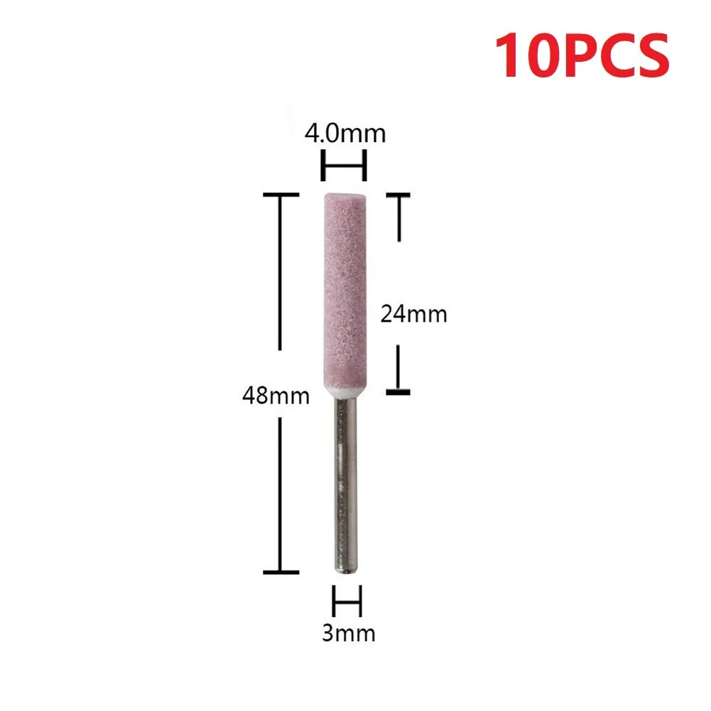 Grinding Wheel Grinding Head Corundum Grinding Wheel Head Polishing Red Corundum Sharpener Widely Used 10pcs 48mm
