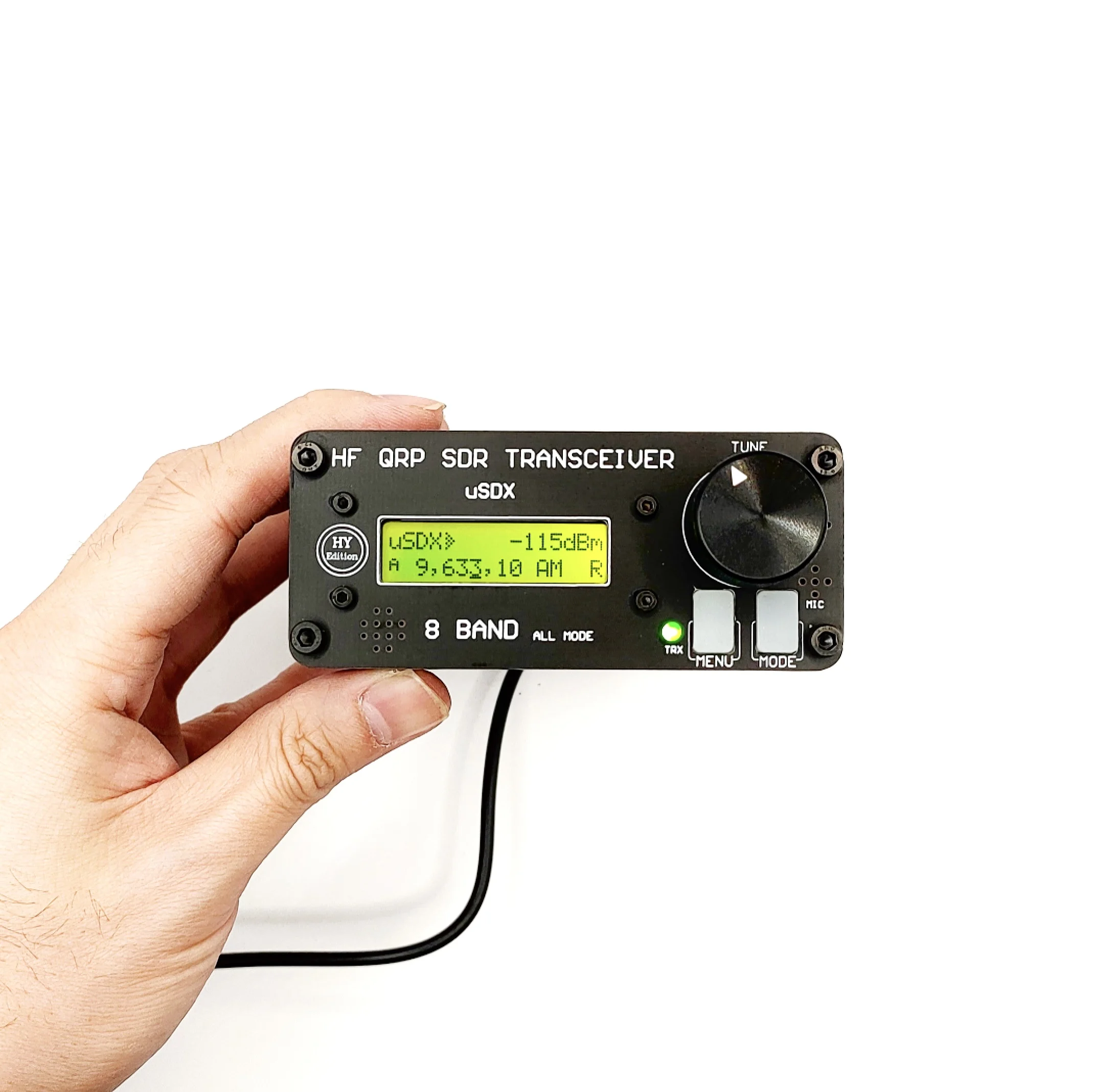 USDR QRP SDR HF Transceiver USB LSB CW AM FM 10/15/17/20/30/40/60/80m 8 Bands All Mode High Frequency SSB QRP Transceiver