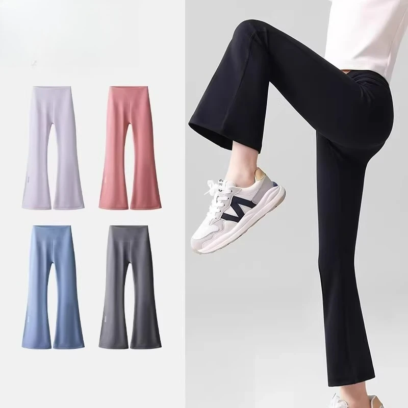 

Профессиональные брюки-клеш для девочек, тонкие весенне-осенние стили, детские брюки-колокольчики с акулой, брюки для уличных танцев