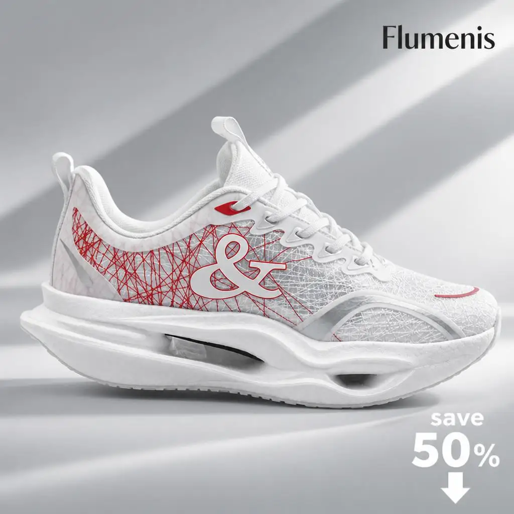 Flumenis Unisex Athletic Running Sneakers Light Weight Breathable Mesh Hollow Out Sole Sport Shoes for Workout Jogging