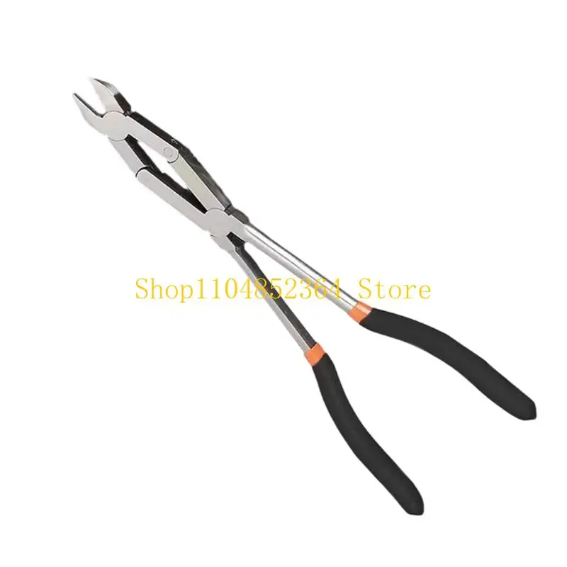 652F 13Inch Extended Double Jointed Repair Pliers for Precise Operations in Confined Space for Automotive Mechanics and