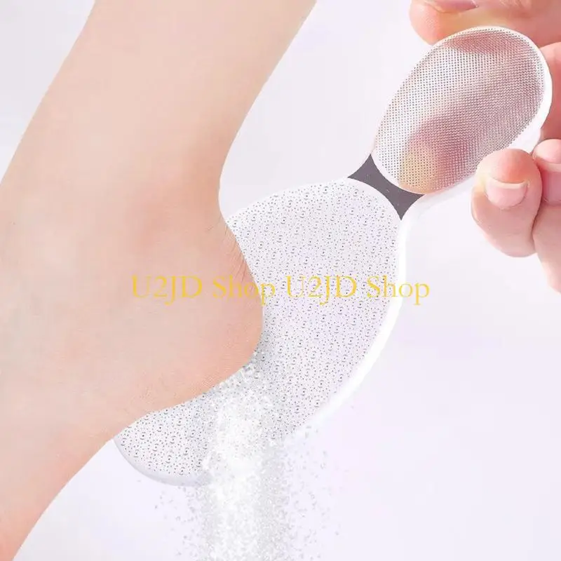 U2JD Transparent Foot File Foot Grinder For Old Skin Removal With Ergonomic Handle