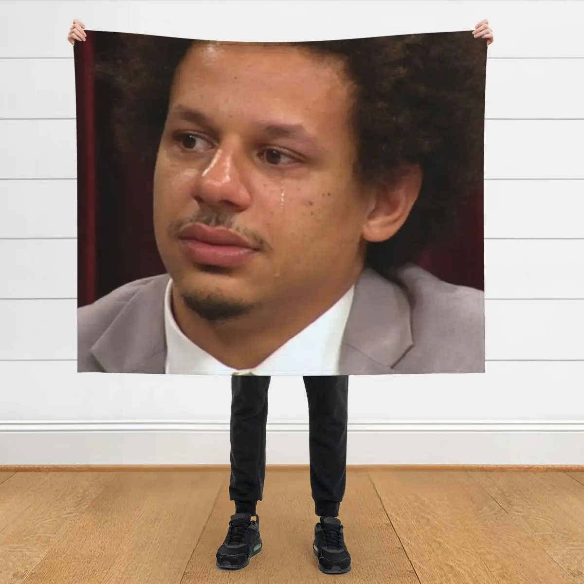 

Eric Andre Single Tear Throw Blanket Designers Nap Hair Blankets