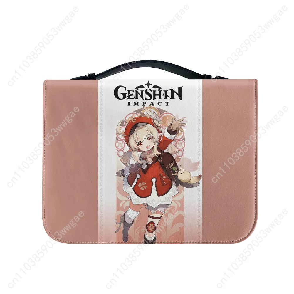 Genshin Klee Bible Bag Christian Gifts Personalized Covers Bible Pack Waterproof Leather Bag High Quality Pockets Package Case