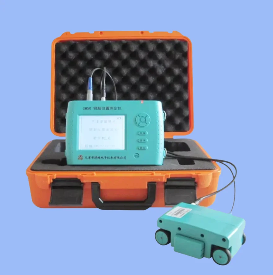 GW-50 + الماسح الضوئي المهنية عززت الصلب بار محدد تستر 6-50 مللي متر كاشف موضع حديد التسليح الخرساني #1