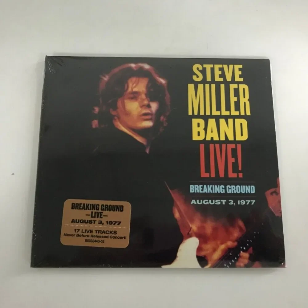 CD 'Breaking Ground - Live August 3 1977' American Classic Rock Band Steve Miller Band Live album Historic 1977 live recording