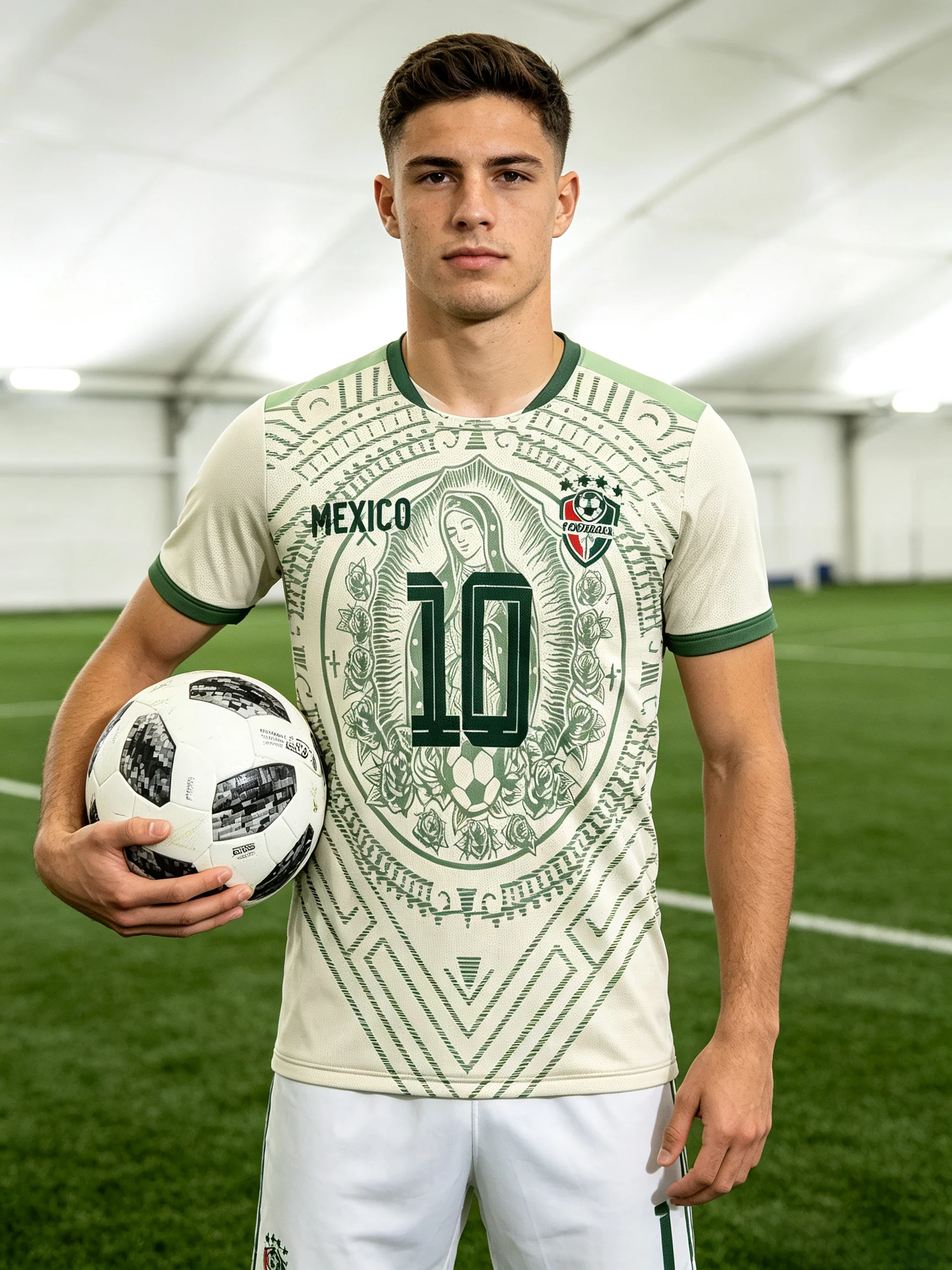 Competition‑friendly cut soccer jersey with loose mobility room for unblocked sprinting and dribbling moves