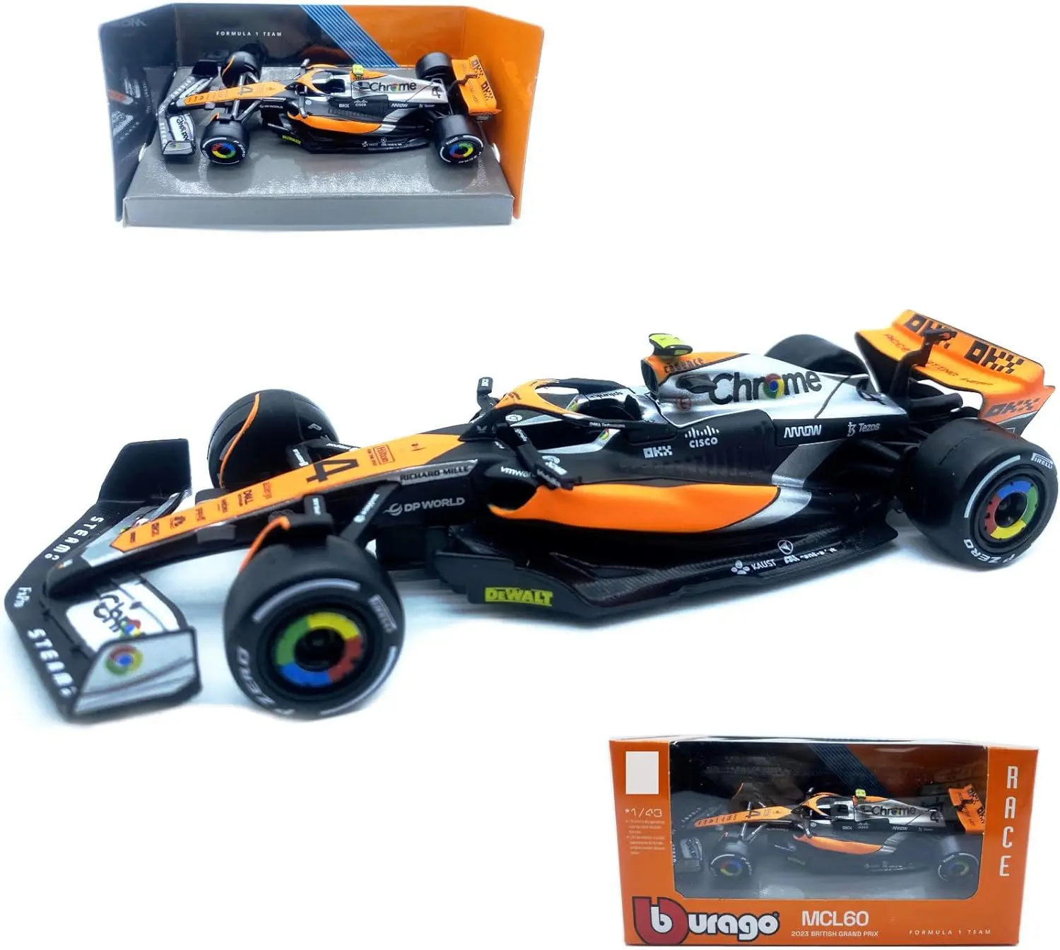 Bburago 1:43 F1 Nuevo Aston Martin F1 # 14 Alonso coche de aleación Red Bull TAG Heuer RB19 Miami GP modelo fundido a presión juguete coleccionable McLaren