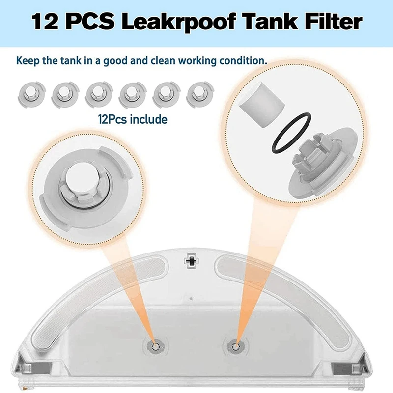 HEPA Filter Side Brush Main Brush For Xiaomi 1S Robot Vacuum Cleaner Roborock S50 S51 S5 Vacuum Cleaner Accessories