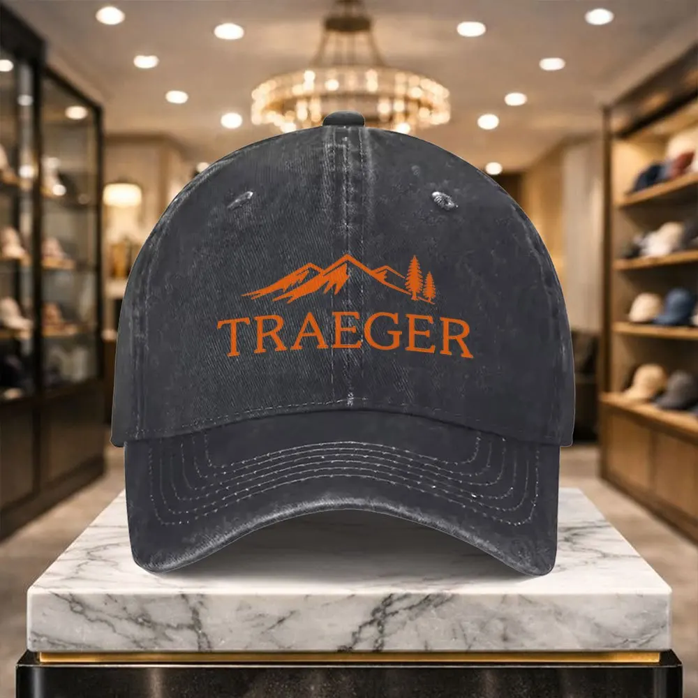 

1 Casual Versatile Traeger Baseball Cap, Adjustable Design, Suitable for Outdoor Sports and Daily Casual Wear, a Street-style Ha