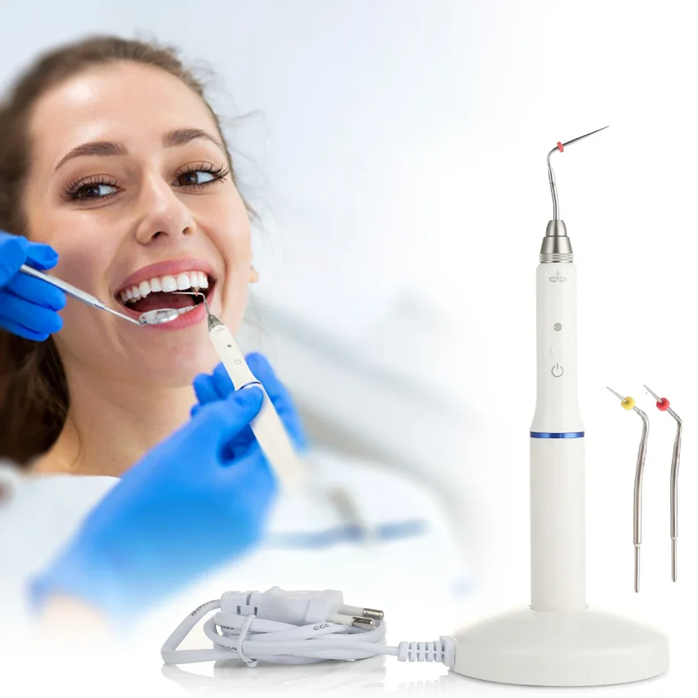 

Cordless Dental Obturation System Heated Pen Endodontic Root Obturation Endo Wireless Gutta Percha Teeth Whitening Tool + 2 Tips