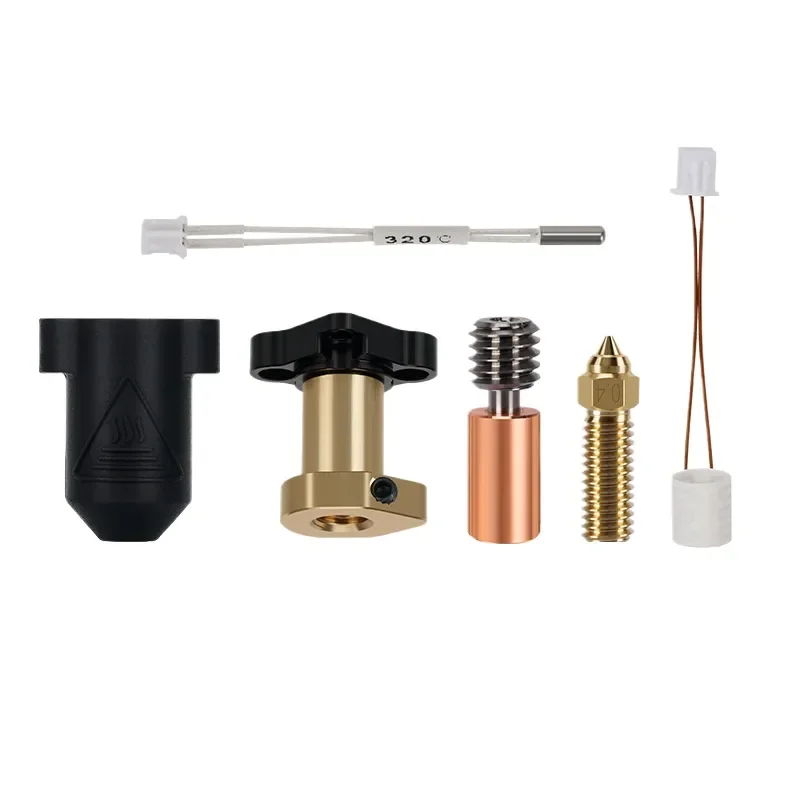 High Flow Ceramic Hotend Kit for Fast 3D Printing Extruder Nozzle Assembly Upgrade Parts Compatible with Creality K1 and K1