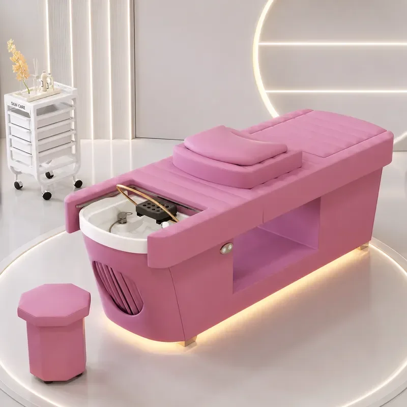 Thai High End Lifting Foot Bath Hair Treatment Shampoo Bed Beauty Barber Shop Special Constant Temperature Water