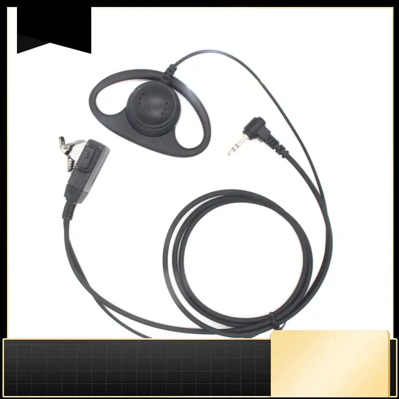 

2 шт., D-образная рация, гарнитура, наушники 2,5 мм, PTT, микрофонный наушник для Motorola T5620 T6200-N33R