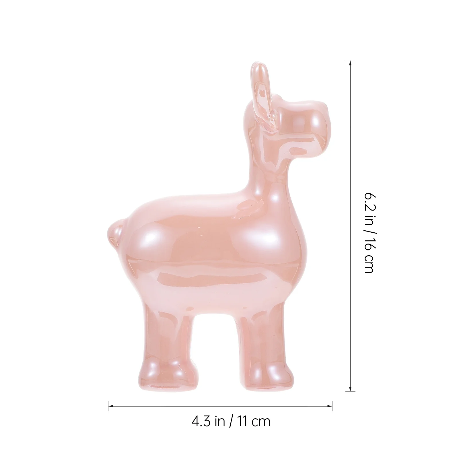 

1Pcs Christmas Reindeer Desktop Decor Premium Crafted Xmas Ornament for Home Tabletop Festive Styling Natural Look Modern Design