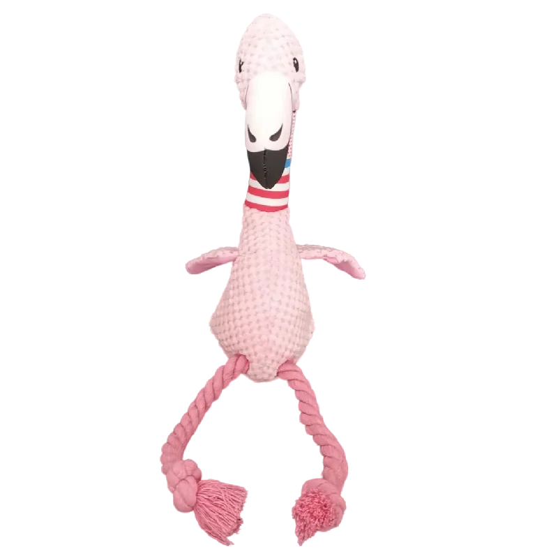 Pet Dog Plush Sound Toy Cute And Realistic Flamingo, Durable And Chewy Pet Toy To Relieve Dog Toy Supplies Interactive Dog Toys