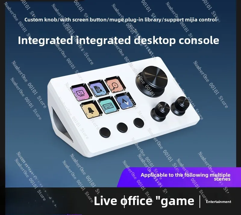 N3 Custom Keyboard with Screen, Live Streaming Console, Streamdeck Desktop Controller for Streamers and Content Creators