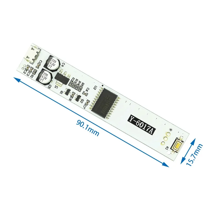 LEDVoice-Controlled Audio Board Produktion Musik Rhythmus Licht Lichtwürfel Fertigprodukt 2*17Lampe