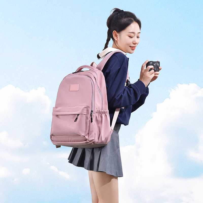 

campus style stress relief backpack, men's and women's universal wear-resistant backpac,Design sense large capacity backpack