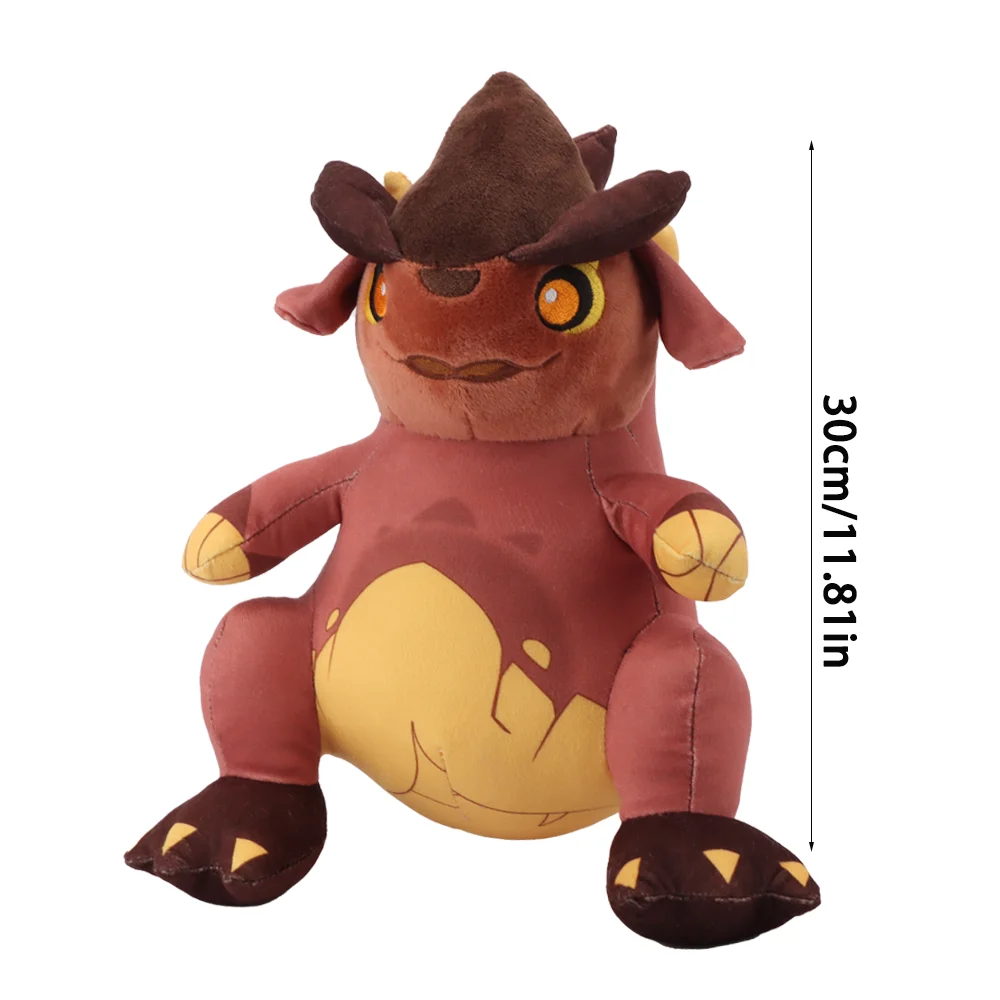 Kawaii Cartoon Natla Baby Tepetlisaurus Plush Toy Around Genshin Impact Game Character Plush Exquisite Stuffed Toy Kids\' Gift