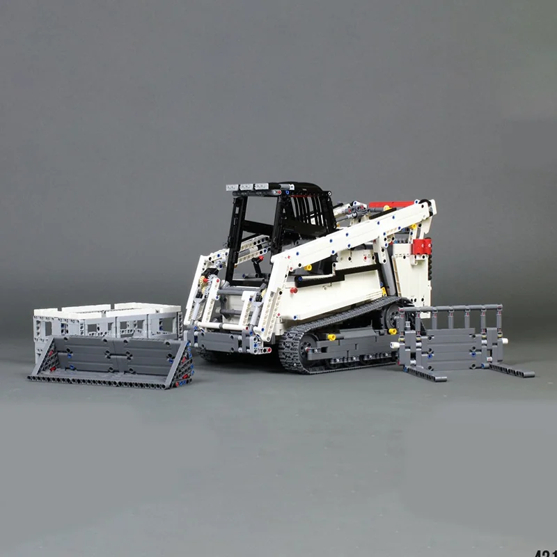 City Engineering Series Building Blocks MOC 2592 PCS Skid Steer Loader Modello Tecnologia di mattoni Set di assemblaggio fai-da-te Regalo di compleanno per bambini