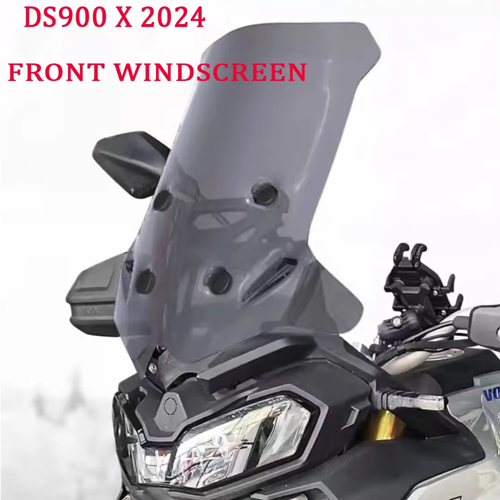 Motorcycle Front Windscreen DS900 X 2024 For Loncin VOGE Valico DSX900 900 DSX Increase Height Front Windshield Wind Screen Defl