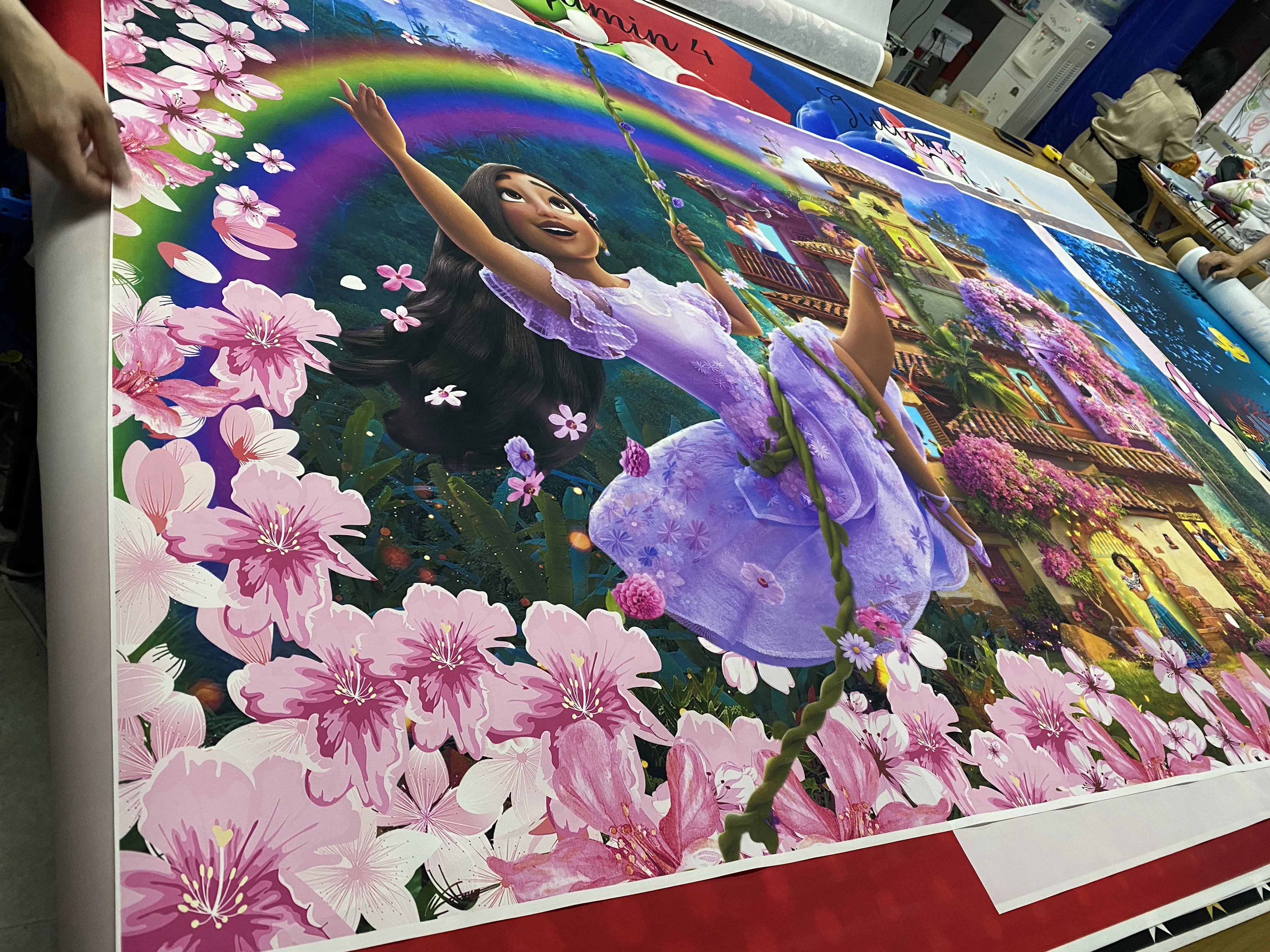 Disney Encanto Mirabel Photography Backdrops Girls Happy Birthday Party Decorations Vinyl Children Photo Studio Props Background