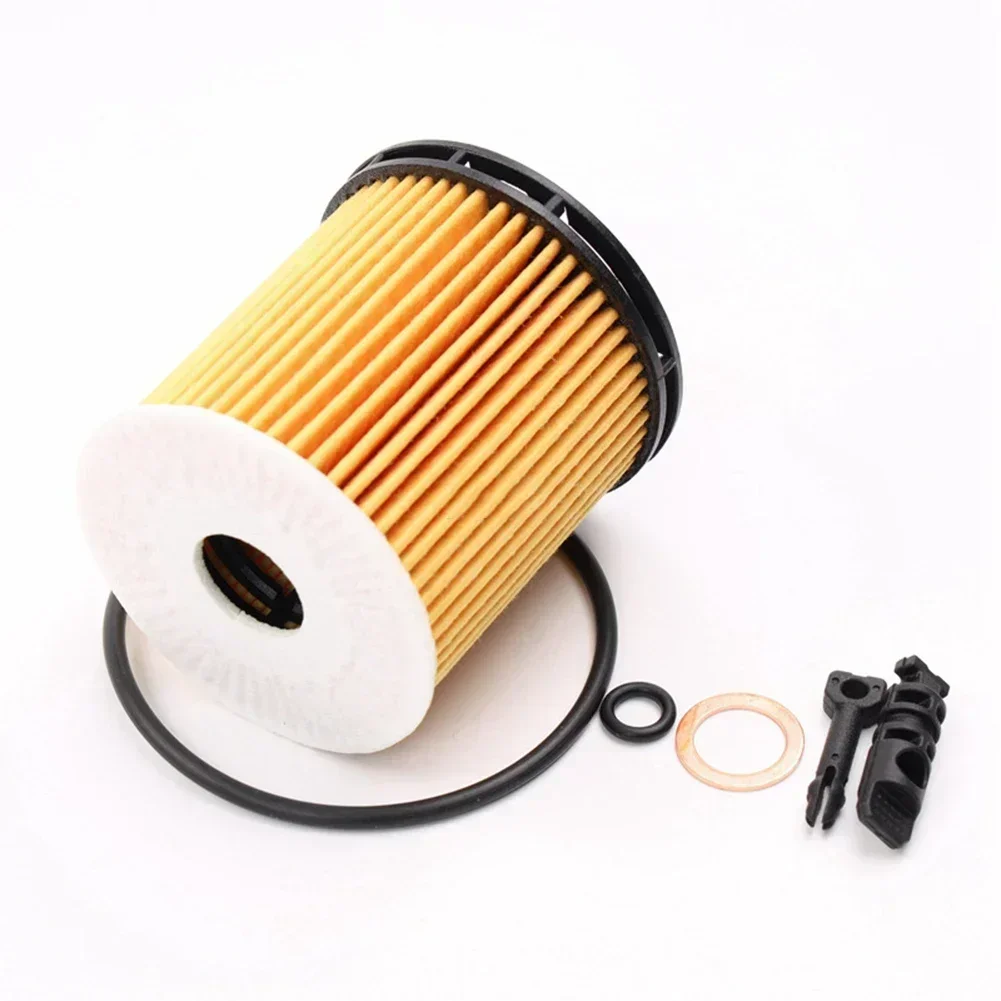 Car Oil Filter For Kia 1.6L Engine Fuel Filter Kit 26350-2M000 263502M000 Plastic+Rubber+Filter Paper+Filter Cotton Accessor