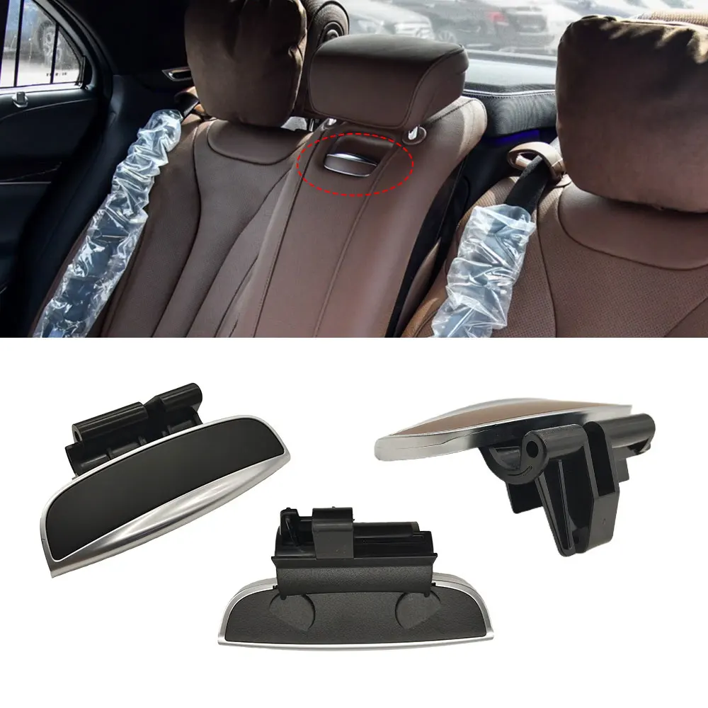 For Mercedes W213 W222 Car Rear Console Armrest Storage Box Switch Button Cover For Mercedes BENZ E S Class E200 E260 E300 S400